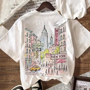 New York City Graphic Print T-Shirt