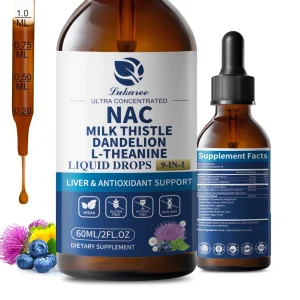N-Acetyl-L-Cysteine NAC Supplement with Milk Thistle